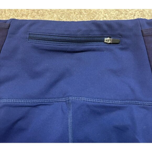 Oiselle Women's Pocket Jogger Running Shorts Navy Blue Size 12 Inseam 8” - Picture 6 of 6